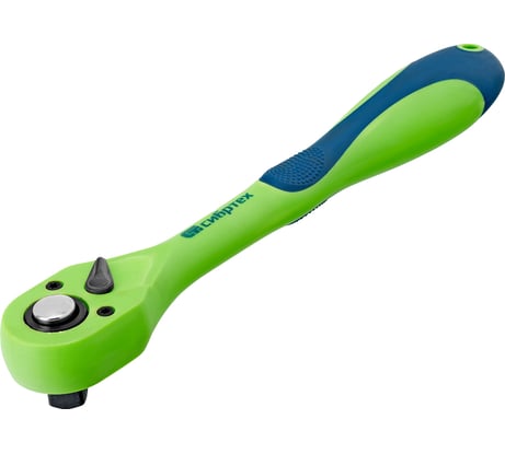 Ключ-трещотка двухкомпонентная рукоятка 1/2" СИБРТЕХ 14009