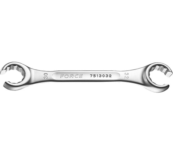 Гаечный разрезной ключ 30х32 с держателем FORCE H7513032 1