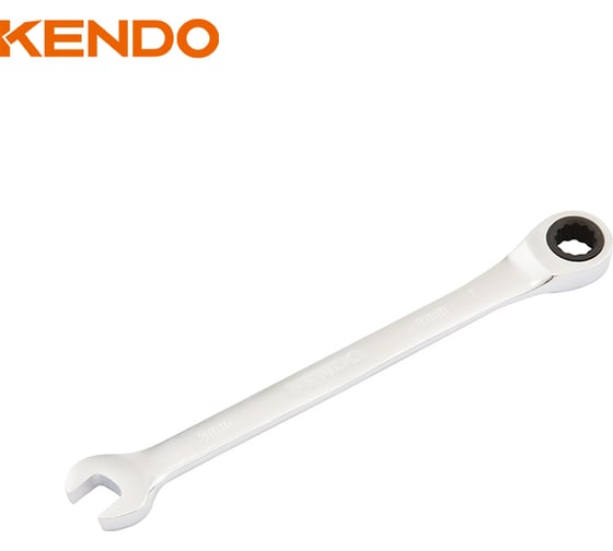 Комбинированный трещоточный ключ KENDO 16 мм 15516