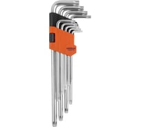 Набор экстрадлинных Г-образных ключей TORX  T10-T50 9 предметов AV Steel AV-369109