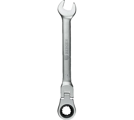 Комбинированный трещоточный ключ с шарниром 21 мм Berger BG BG1250