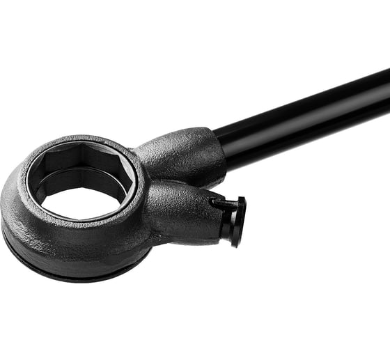 Трещотка с удлинителем для клуппов MIRAX 1/4" - 1 1/4", длина 620мм 28245