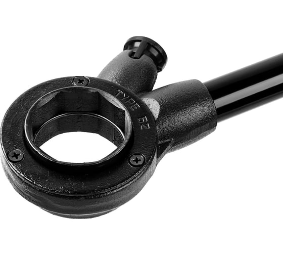 Трещотка с удлинителем для клуппов MIRAX 1/4" - 1 1/4", длина 620мм 28245