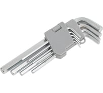 Набор ключей имбусовых удлиненных, 6 граней, 9 предметов РемоКолор 43-2-109