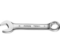 Комбинированный короткий ключ FORCE 11мм 755S11