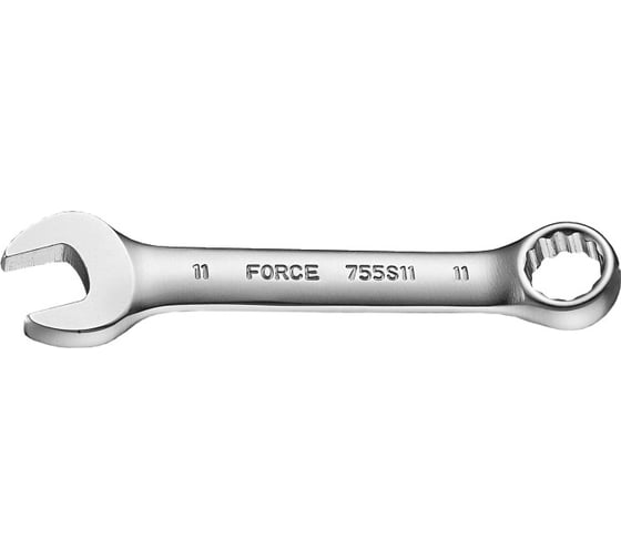 Комбинированный короткий ключ FORCE 11мм 755S11 1