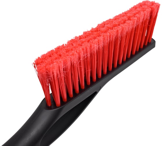Щетка для снега MEGAPOWER M-71027RD со скребком и мягкой ручкой BLACK RED SF-X27RD