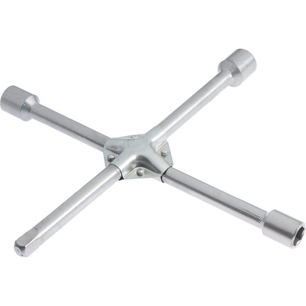 Ключ ТУНДРА баллонный крестообразный, 17x19x21 мм, квадрат 1/2 7980290 ...