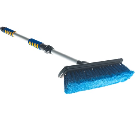 Щетка 20 см на шланг с телескопической ручкой 100см KRAFT KT 830044