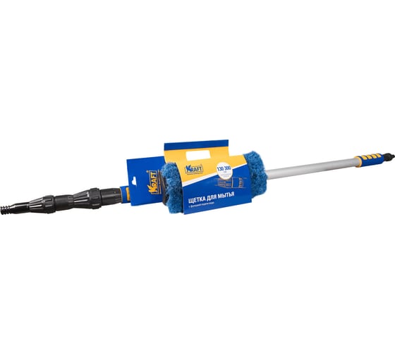 Щетка 25 см на шланг с телескопической ручкой 300см KRAFT KT 830047