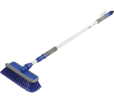 Щетка для мойки Megapower под шланг телескопическая с клапаном регулировки воды M-71704 436569