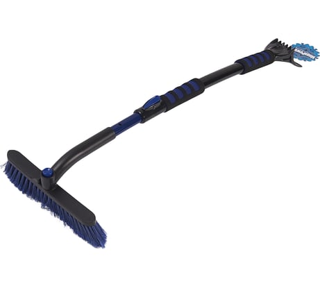 Щетка для снега Megapower телескопическая поворотная со скребком 91-126см M-71079BL 954377