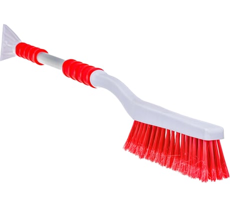 Щетка от снега со скребком с эргономичной ручкой с распушенной щетиной SKYWAY S07801024