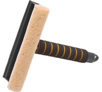 Скребок для сгона воды ГЛАВДОР GL-573, с мягкой ручкой, желтый 53326