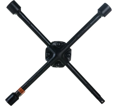 Баллонный-крест ключ 17х19х21х1/2 черный лак усиленный АвтоDело 30811 12961