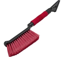 Щетка для уборки снега Very со скребком, мягкой накладкой, распушенной щетиной, 42см 60-6-056