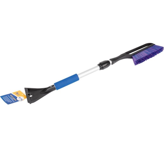 Зимняя щетка со скребком, телескопическая ручка 78-100 см KRAFT KT 830070