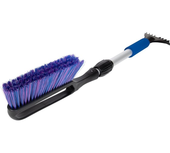 Зимняя щетка со скребком, телескопическая ручка 78-100 см KRAFT KT 830070