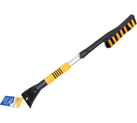 Зимняя щетка со скребком с телескопической ручкой 69-87 см KRAFT KT 830065