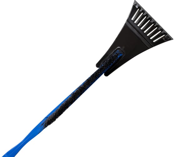 Зимняя щетка со скребком 52 см черная щетина KRAFT KT 830058