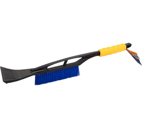 Зимняя щетка со скребком 52 см синяя щетина KRAFT KT 830057