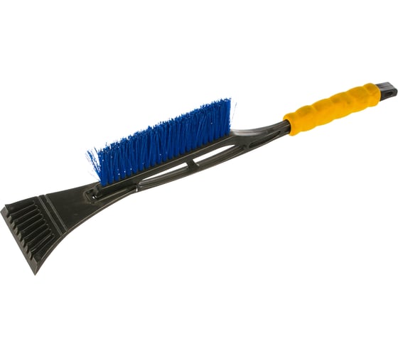 Зимняя щетка со скребком 52 см синяя щетина KRAFT KT 830057