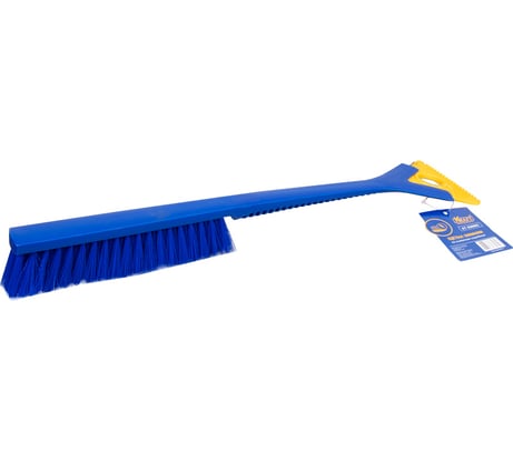 Зимняя щетка со скребком 53 см синяя щетина KRAFT KT 830062