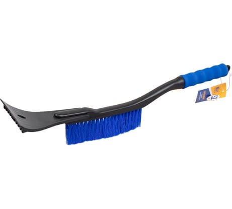 Зимняя щетка со скребком 52 см синяя щетина KRAFT KT 830061