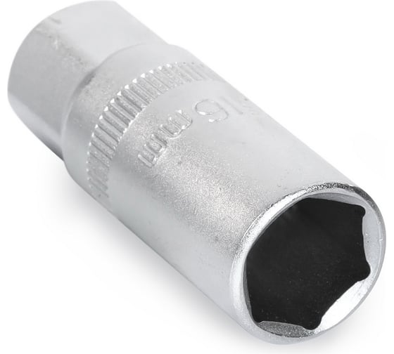 Свечной ключ Smartbuy 16 мм, под квадрат 3/8", cr-v, tools SBT-SWSP-16-38