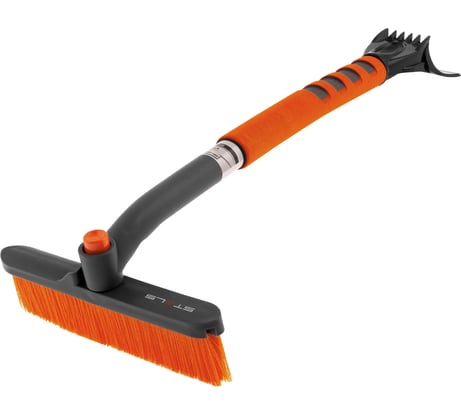 Щетка для машины от снега STELS 62 см, скребок 9.5 см // 55305