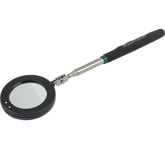 Смотровое телескопическое зеркало Rockforce с подсветкой 2LED RF-617RL(17613)