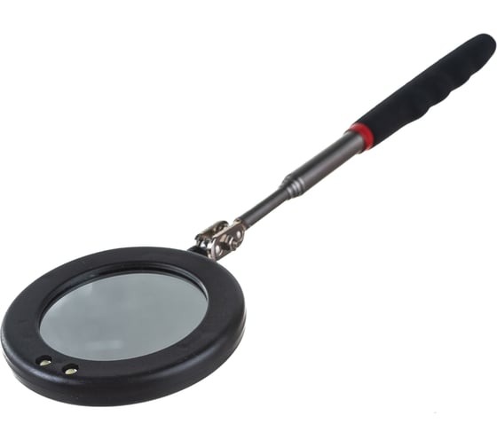 Смотровое телескопическое зеркало Rockforce с подсветкой 2LED RF-617RL(17613)