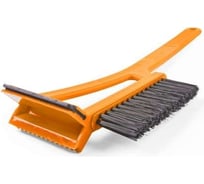 Щетка для снега AUTOPROFI со скребком, с резиновым лезвием, 36 см, оранжевый SB-1441 ORANGE