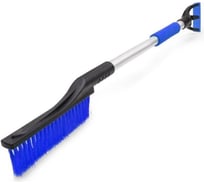 Щетка для снега AUTOPROFI со скребком, мягкая ручка, 85 см, чёрный/синий SB-1451 BK/BL