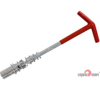 Свечной ключ 14 мм с карданом 250мм на холдере Сервис Ключ 77793