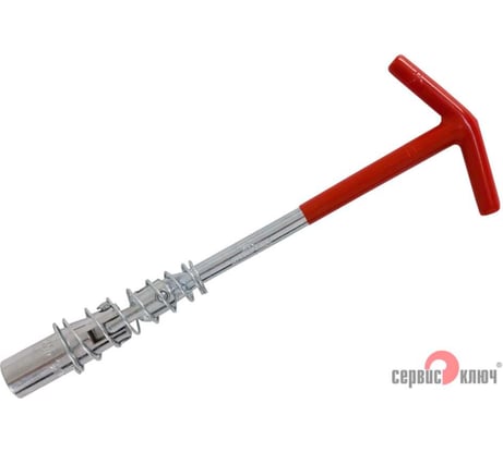 Свечной ключ 14 мм с карданом 250мм на холдере Сервис Ключ 77793