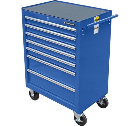 Инструментальная тележка Станкоимпорт на колесах 7 ящиков синяя BTD-270071CS BTD-270071CSblu