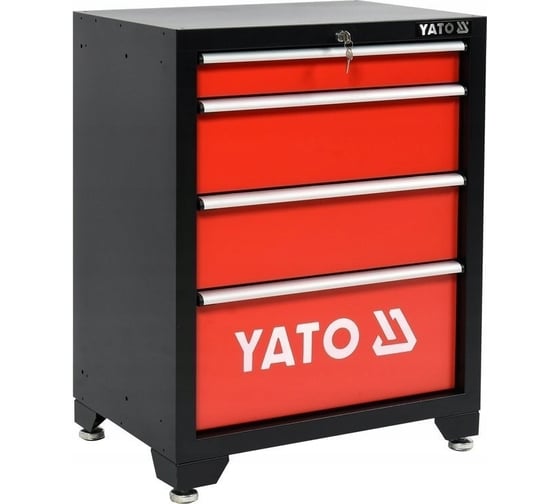 Сервисный шкаф с 4 ящиками YATO YT-08933