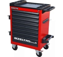 Тележка IZELTAS GARAGE 8 ящиков, красный/серый 8242321008