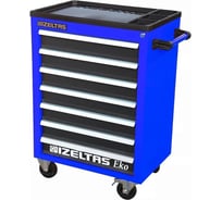 Тележка IZELTAS ECO 7 ящиков, синий/серый 8243322007