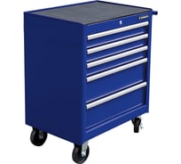 Инструментальная тележка Станкоимпорт на колесах 5 ящиков BTD-271051CIS blu
