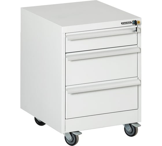 Подкатная тумба VIKING 490х580х610 мм ТП-01/S RAL7035 1