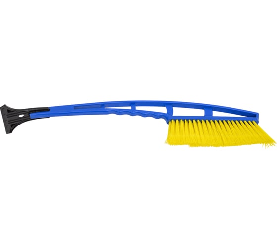 Щетка сметка со скребком DolleX 55 см цветная SNW-55C 1