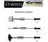 Молоток обратный с присоской для правки Car-tool CT-W3511 3