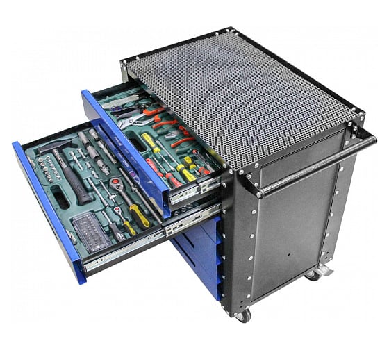 Тележка с инструментом AIST 144 предмета 4-32мм SL-гр 6 ящиков 0-901144M 00-00024332 1
