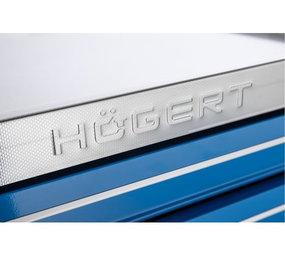 Тележка инструментальная HOEGERT TECHNIK 7 ящиков Premium HT7G572