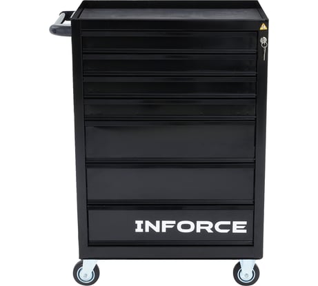 Инструментальная тележка Inforce 7 ящиков, габариты без упаковки 755х465х935мм, 07-01-18