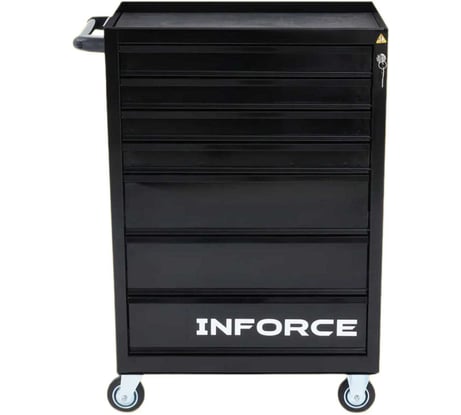 Инструментальная тележка Inforce 7 ящиков, габариты без упаковки 755х465х935мм, 07-01-18