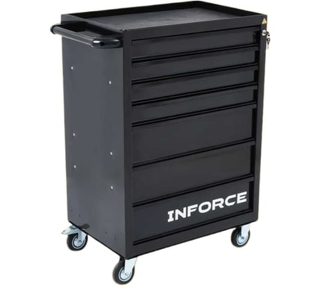 Инструментальная тележка Inforce 7 ящиков, габариты без упаковки 755х465х935мм, 07-01-18