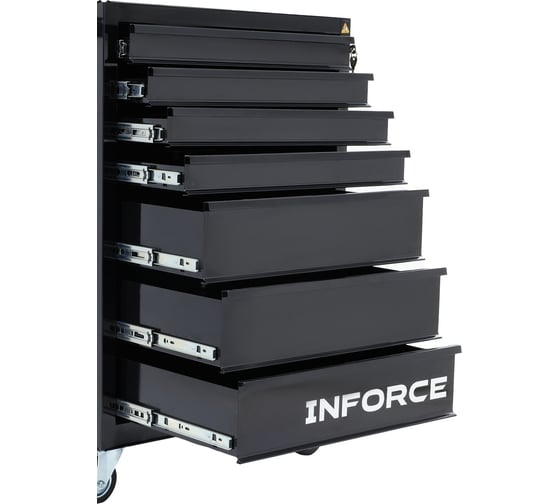 Инструментальная тележка Inforce 7 ящиков, габариты без упаковки 755х465х935мм, 07-01-18
